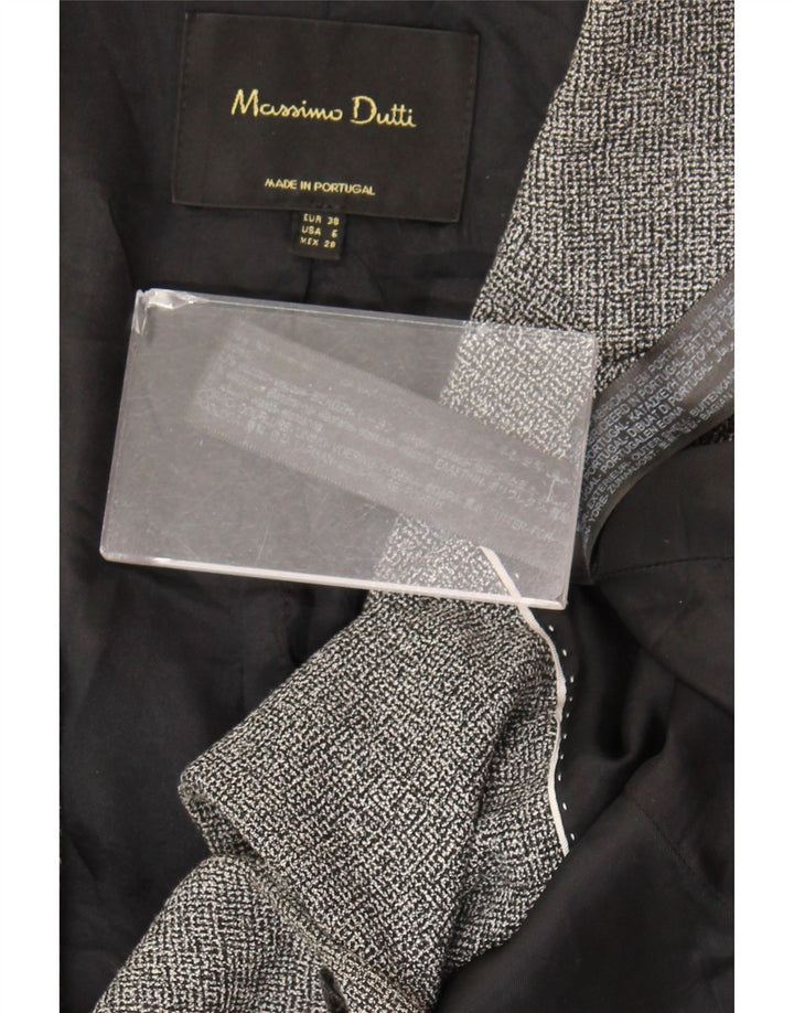 Colete feminino Massimo Dutti EU 38 pequeno lã cinza