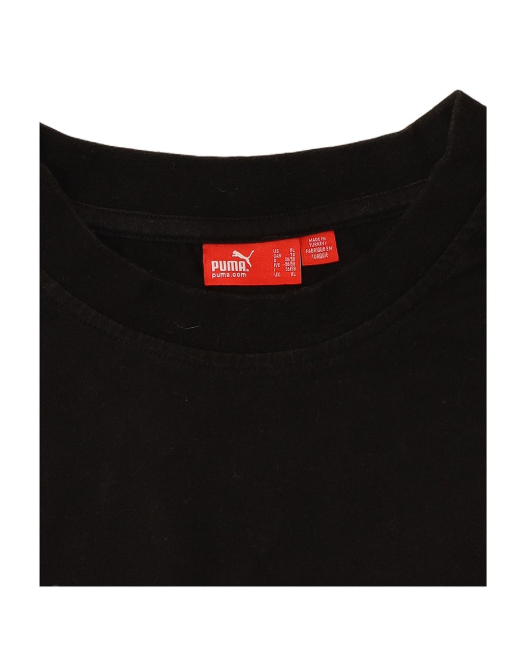 Camiseta masculina PUMA Top XL algodão preto