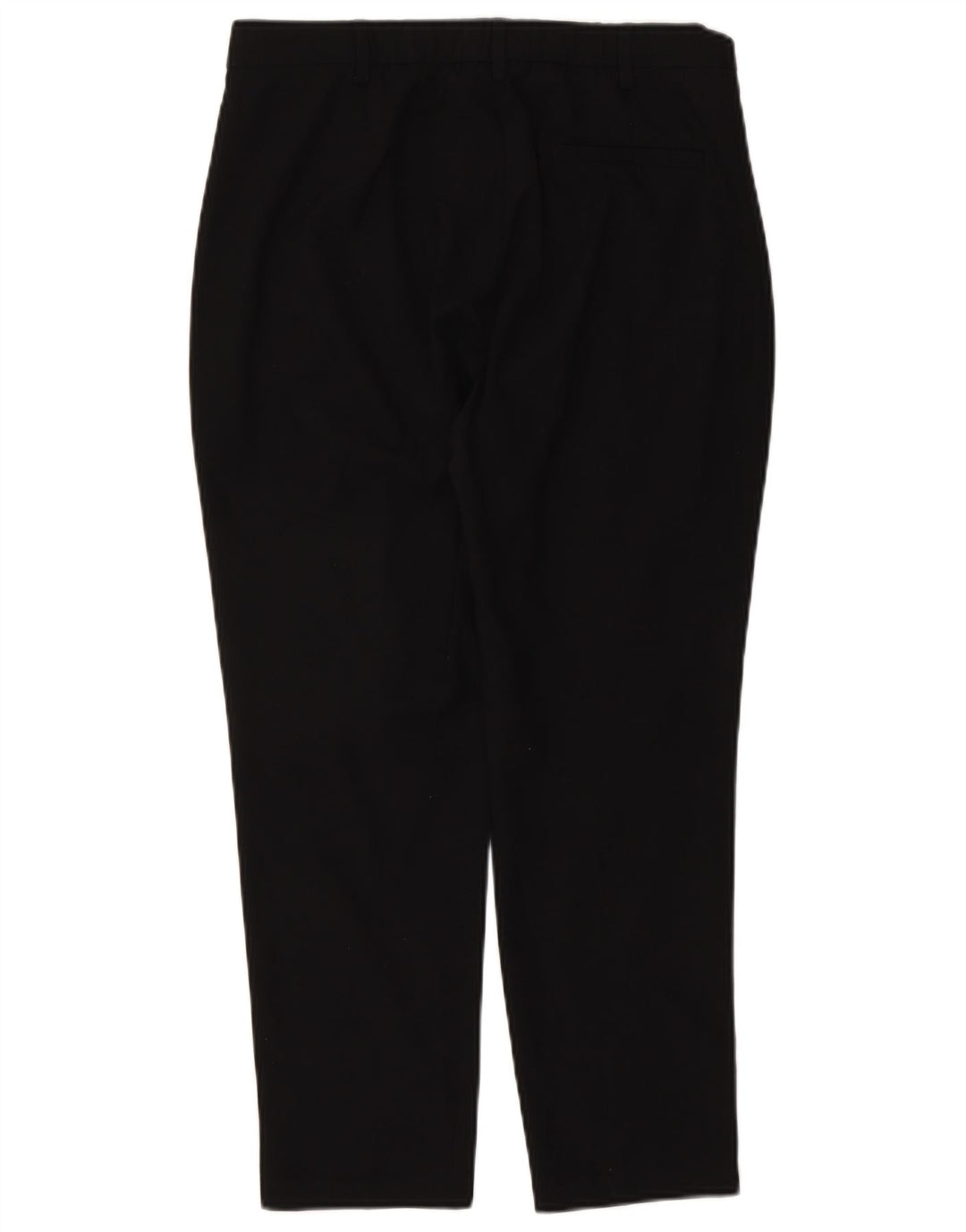 Calças cortadas femininas Marks & Spencer UK 12 médio W30 L25 pretas