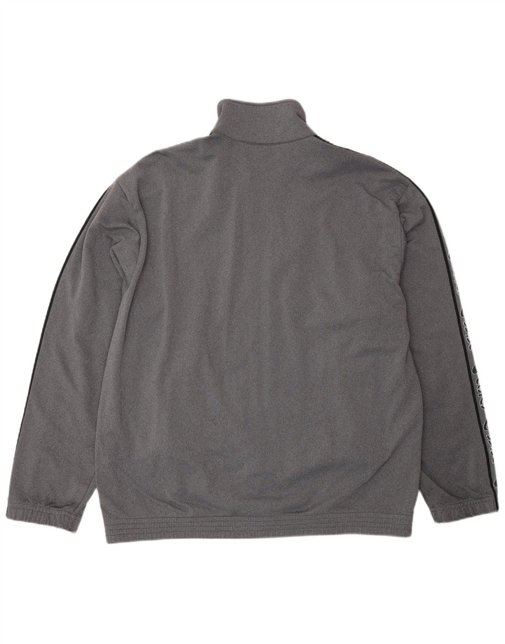 Jaqueta Asics Masculina Graphic Tracksuit Top Cinza Médio