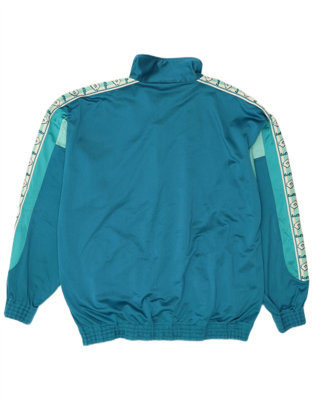 Lotto masculino gráfico completo agasalho XL azul colorblock