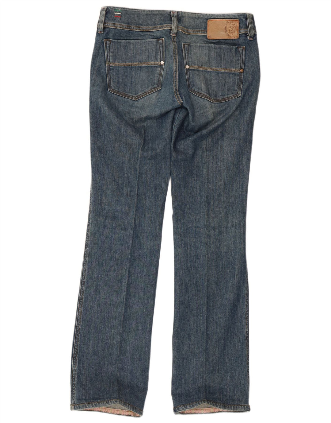Jeans feminino Diesel Reckfly Bootcut W27 L32 azul algodão