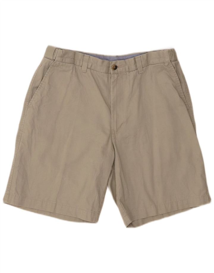 Shorts masculino Marks & Spencer Blue Harbor Chino W34 grande algodão bege