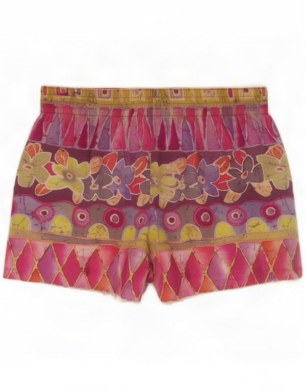 Byblos Womens Shorts IT 50 XL Multicolor Floral Beach