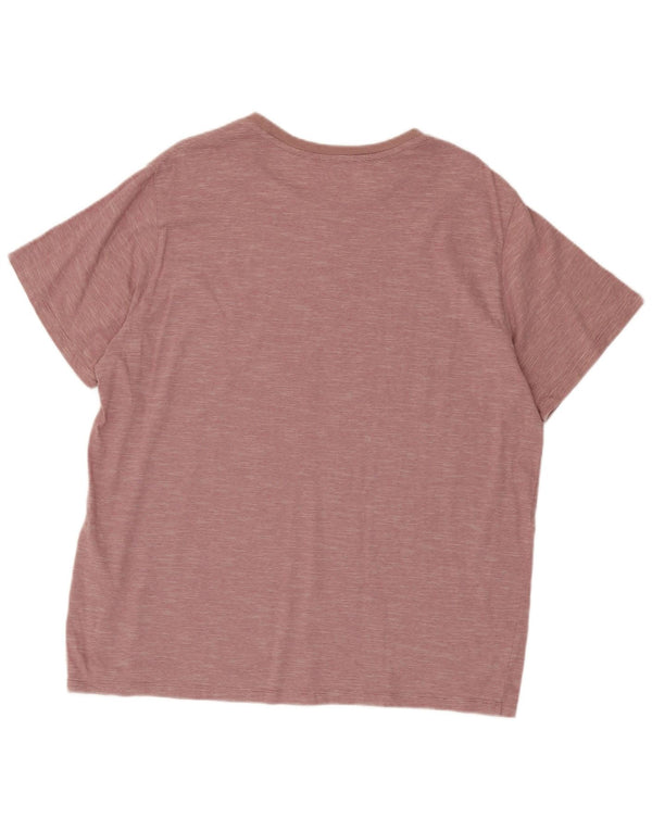 Camiseta masculina padrão Levi's Top XL algodão listrado rosa