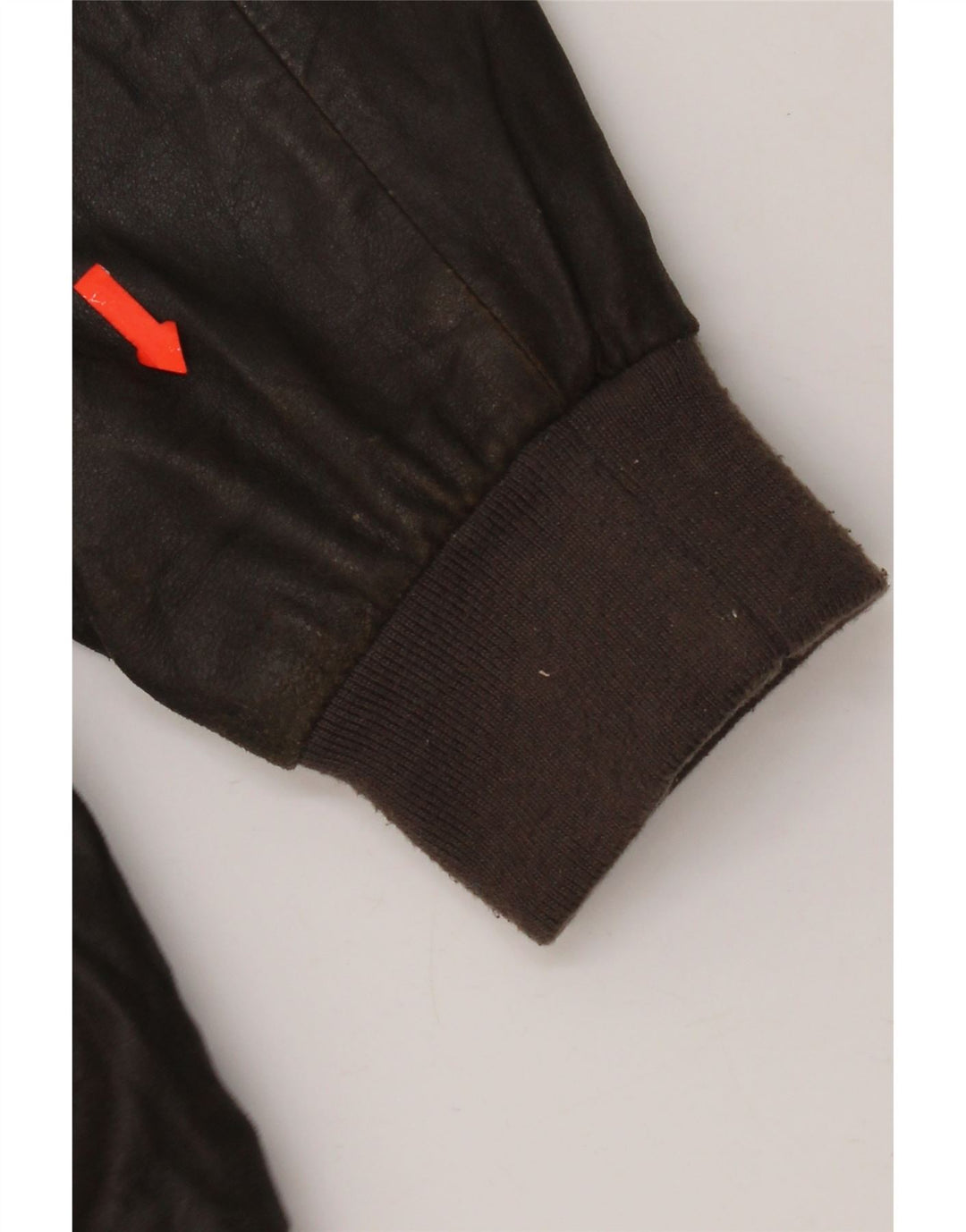 Jaqueta masculina de couro bomber Gimo UK 38 couro marrom médio