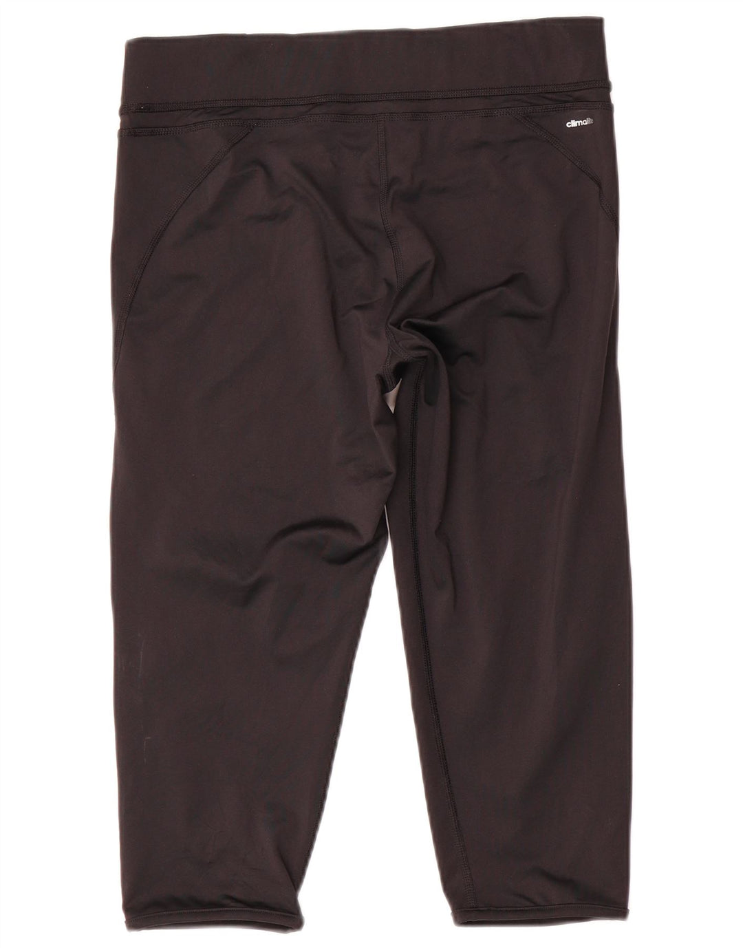 Adidas Womens Climalite Capri Leggings UK 16/18 Grande Preto Poliéster
