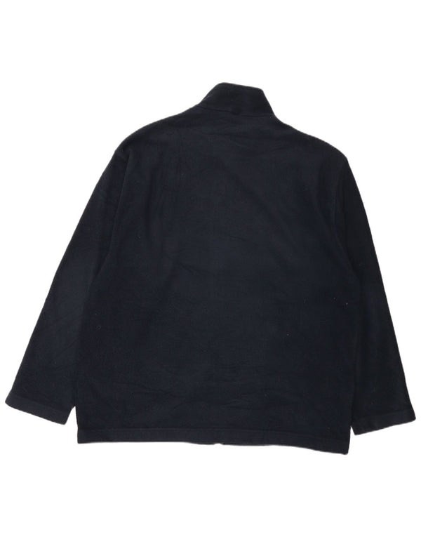 Jaqueta de lã masculina Marks & Spencer Reino Unido 44 XL azul marinho poliéster