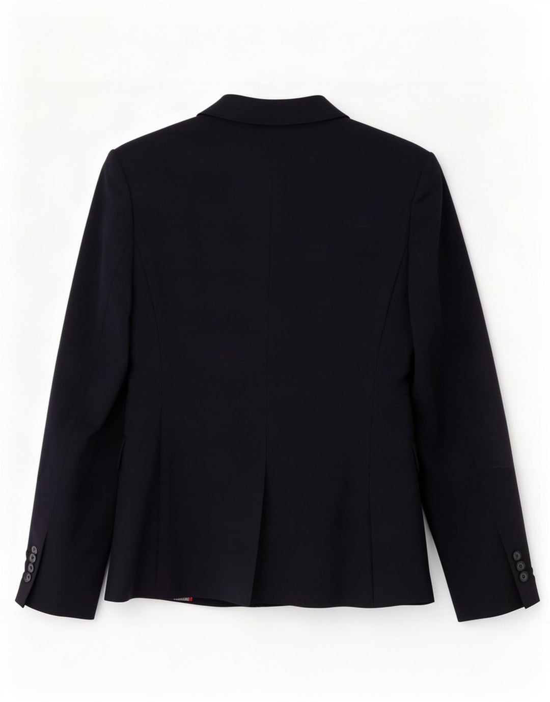 Jaqueta blazer feminina Zara com 1 botão Reino Unido 6 XS azul marinho lã