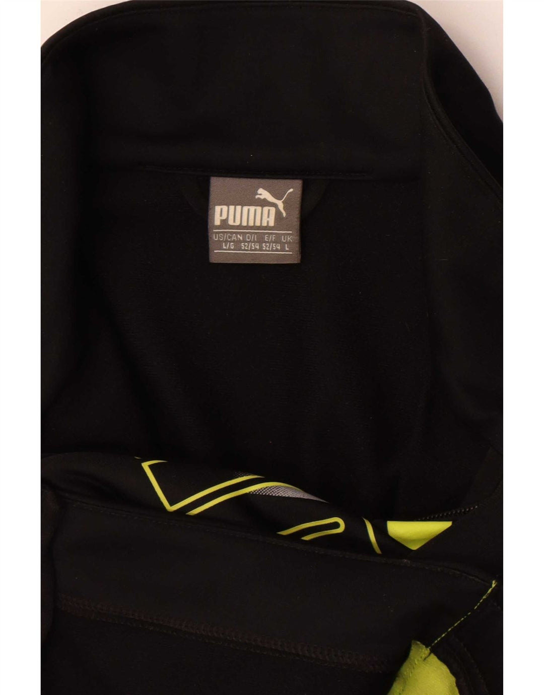 Jaqueta masculina Puma Graphic Tracksuit Top grande bloco colorido preto