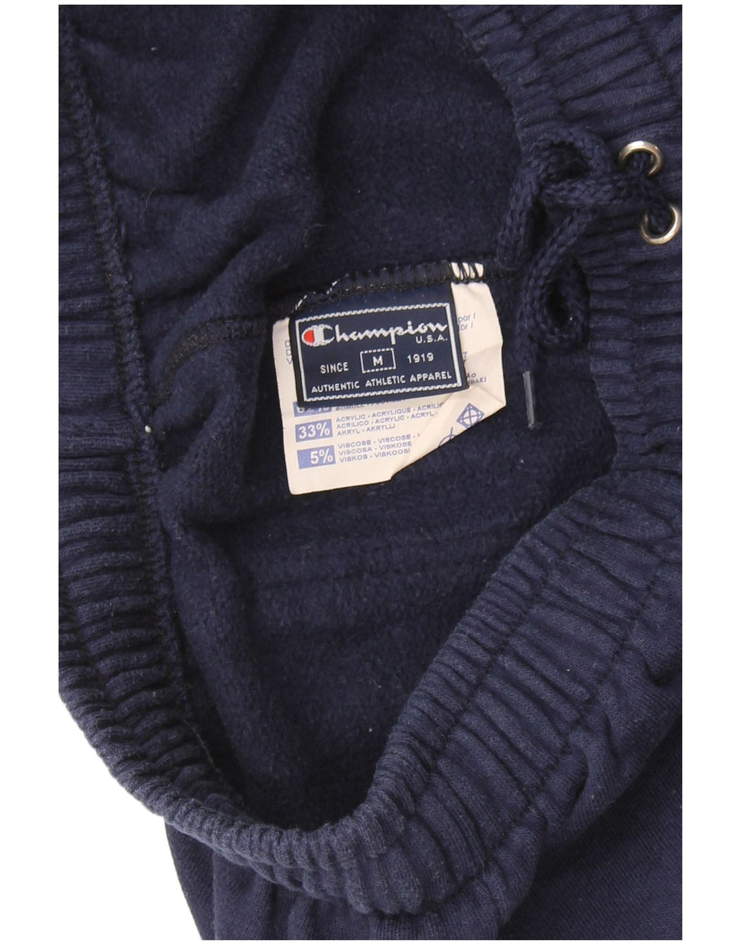 Calça esportiva masculina Champion Joggers médio algodão azul marinho