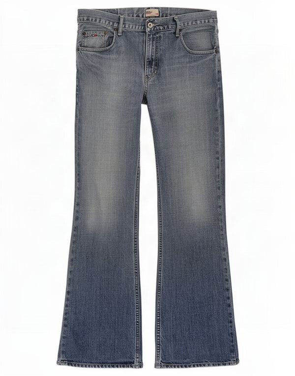 Jeans feminino Tommy Hilfiger Manhattan Bootcut W34 L31 azul algodão