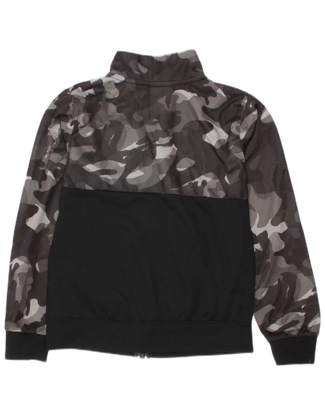 NIKE Meninos Treino Top Jaqueta 3-4 Anos Preto Camuflagem Poliéster