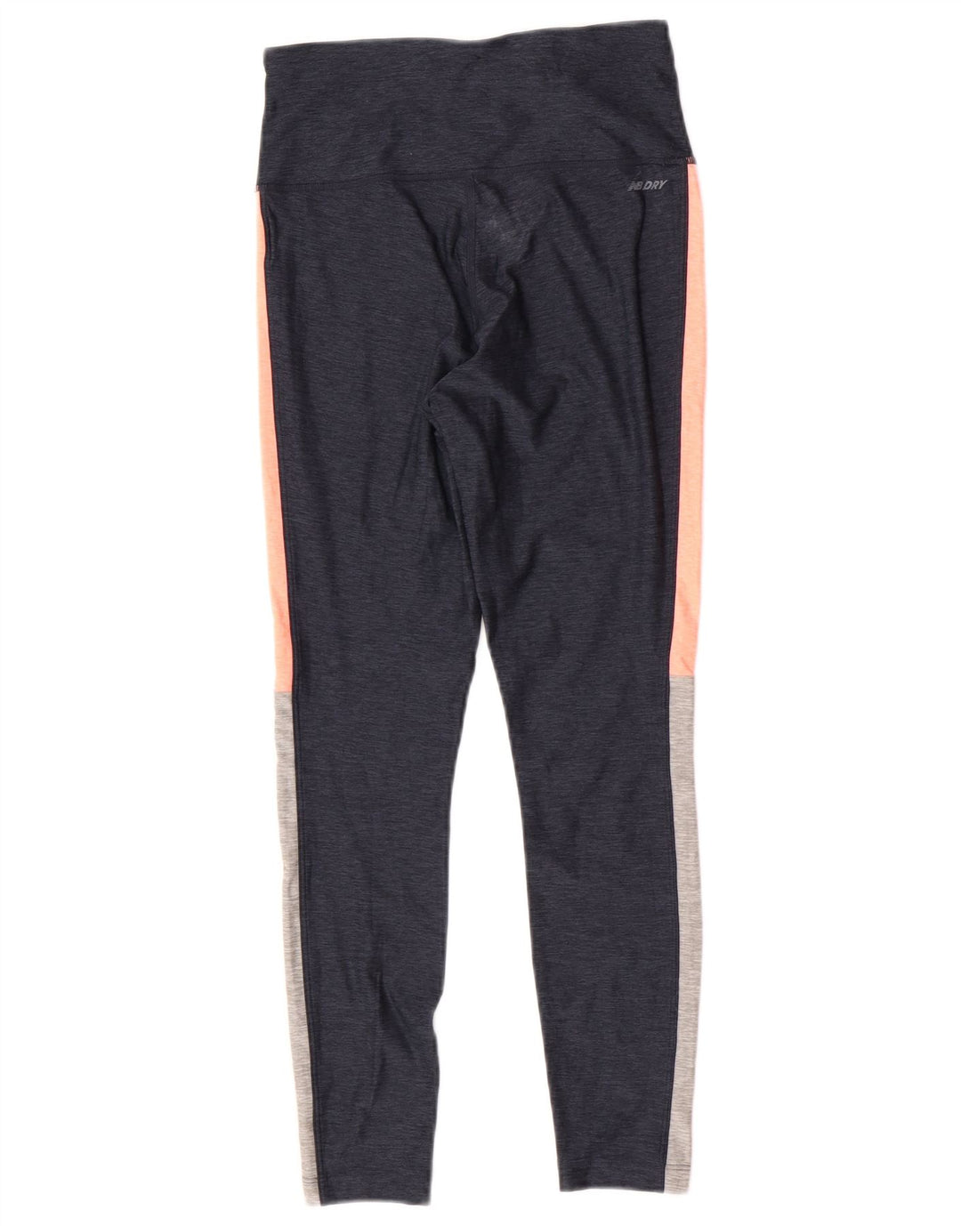 Leggings femininos New Balance UK 8 poliéster colorblock azul marinho pequeno