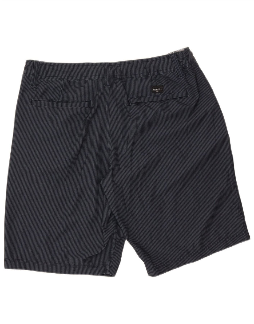 Shorts chino masculino O'Neill W34 grande poliéster listrado azul marinho