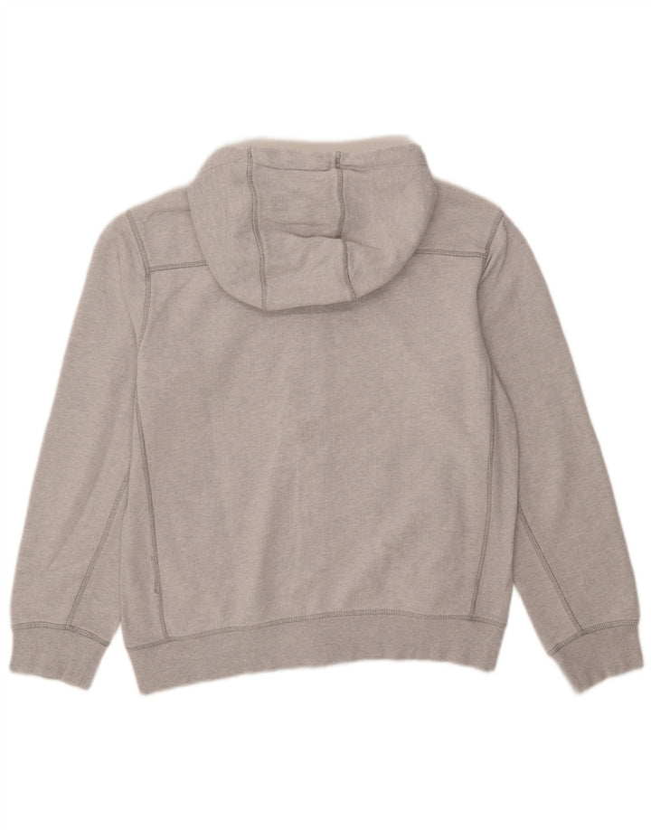 Suéter masculino com capuz Timberland Regular Fit Zip grande algodão cinza