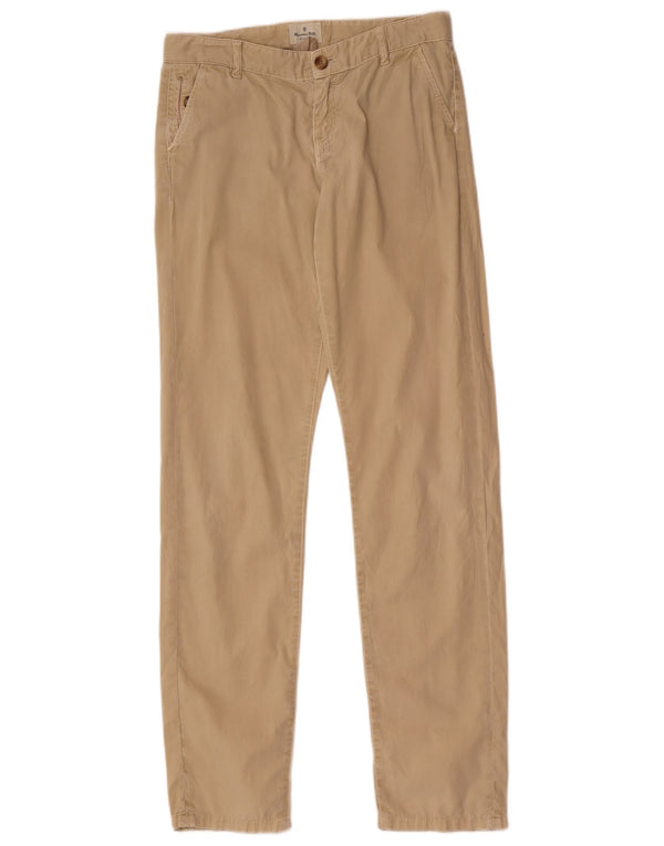 Calças Chino Slim Menino Massimo Dutti 13-14 Anos W28 L32 Algodão Bege