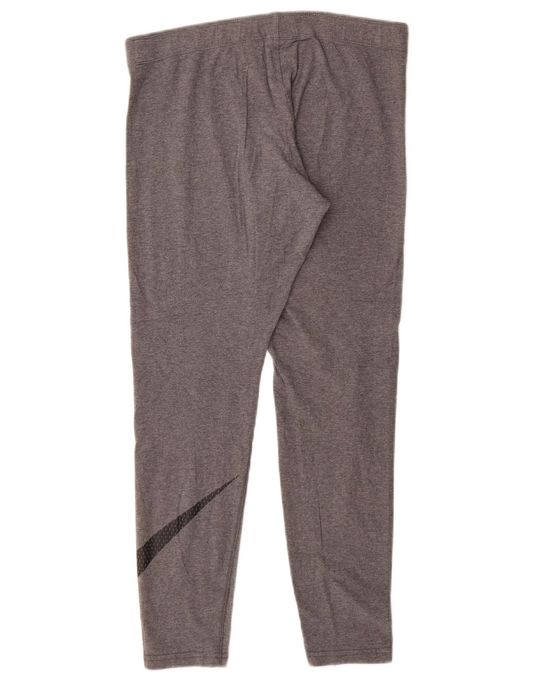Leggings Nike Femininas Graphic UK 12 Algodão Cinza Médio