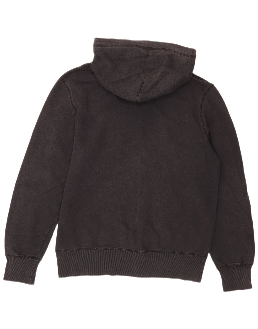 Suéter Nike masculino com capuz e zíper médio preto algodão