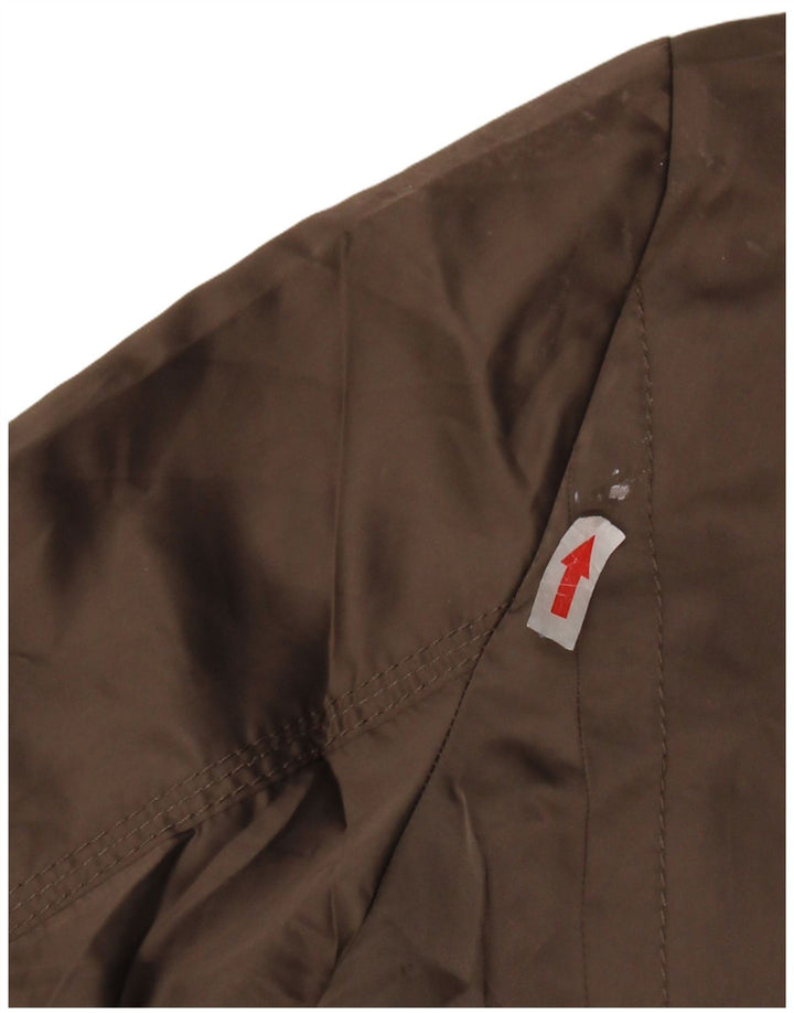 Jaqueta feminina Marks & Spencer Autograph Parka Reino Unido 14 poliéster cáqui médio