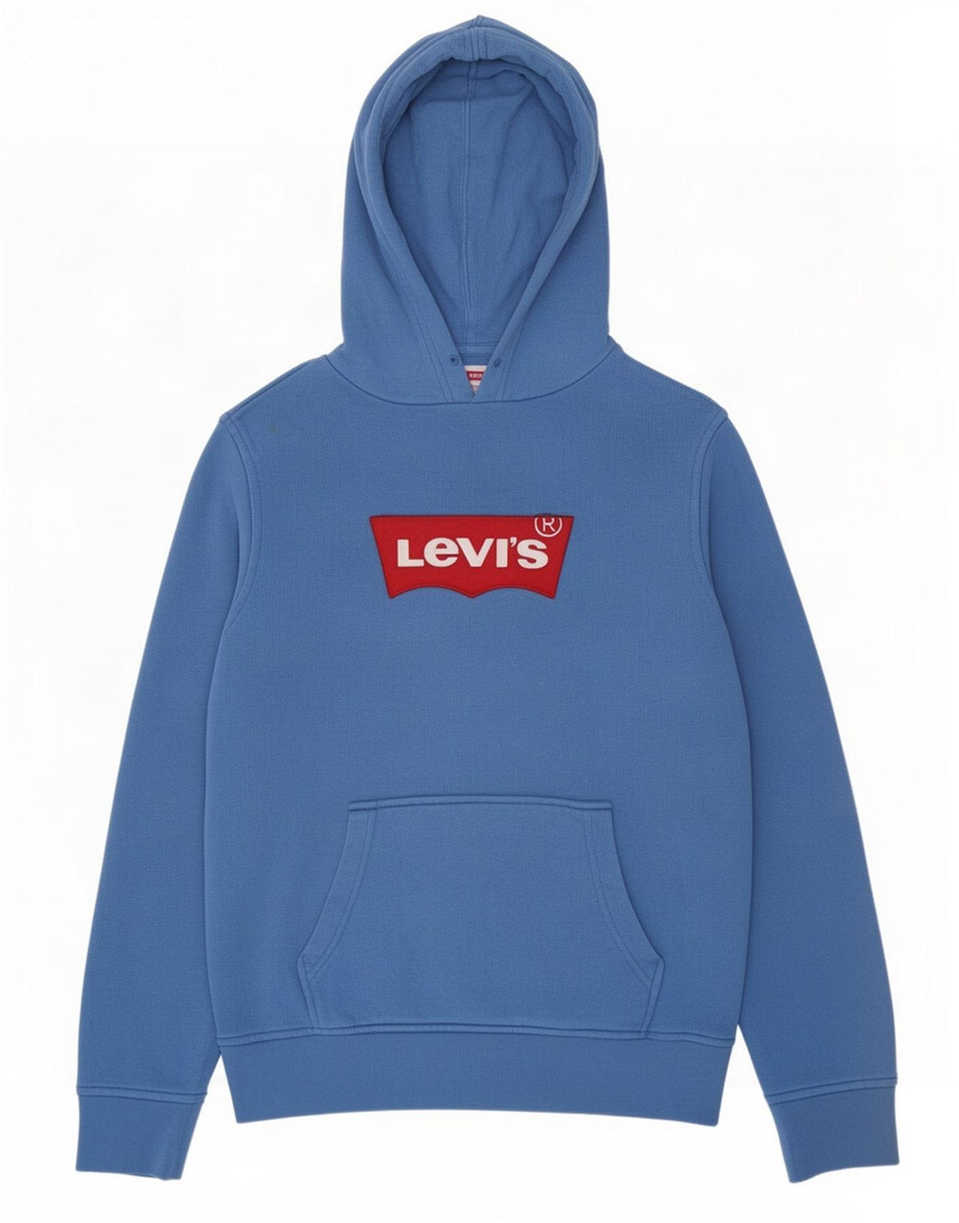 Suéter com capuz gráfico masculino Levi's pequeno azul