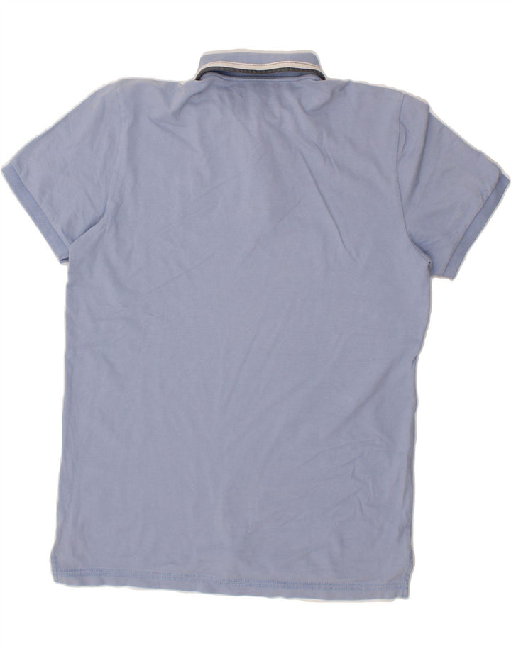 NAPAPIJRI Mens Polo Shirt XL Blue Cotton Vintage Napapijri and Second-Hand Napapijri from Messina Hembry 
