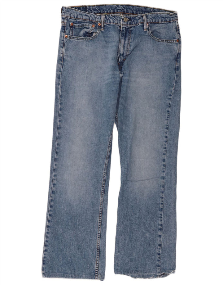 Levi's Masculino 527 Bootcut Jeans W38 L29 Azul Algodão