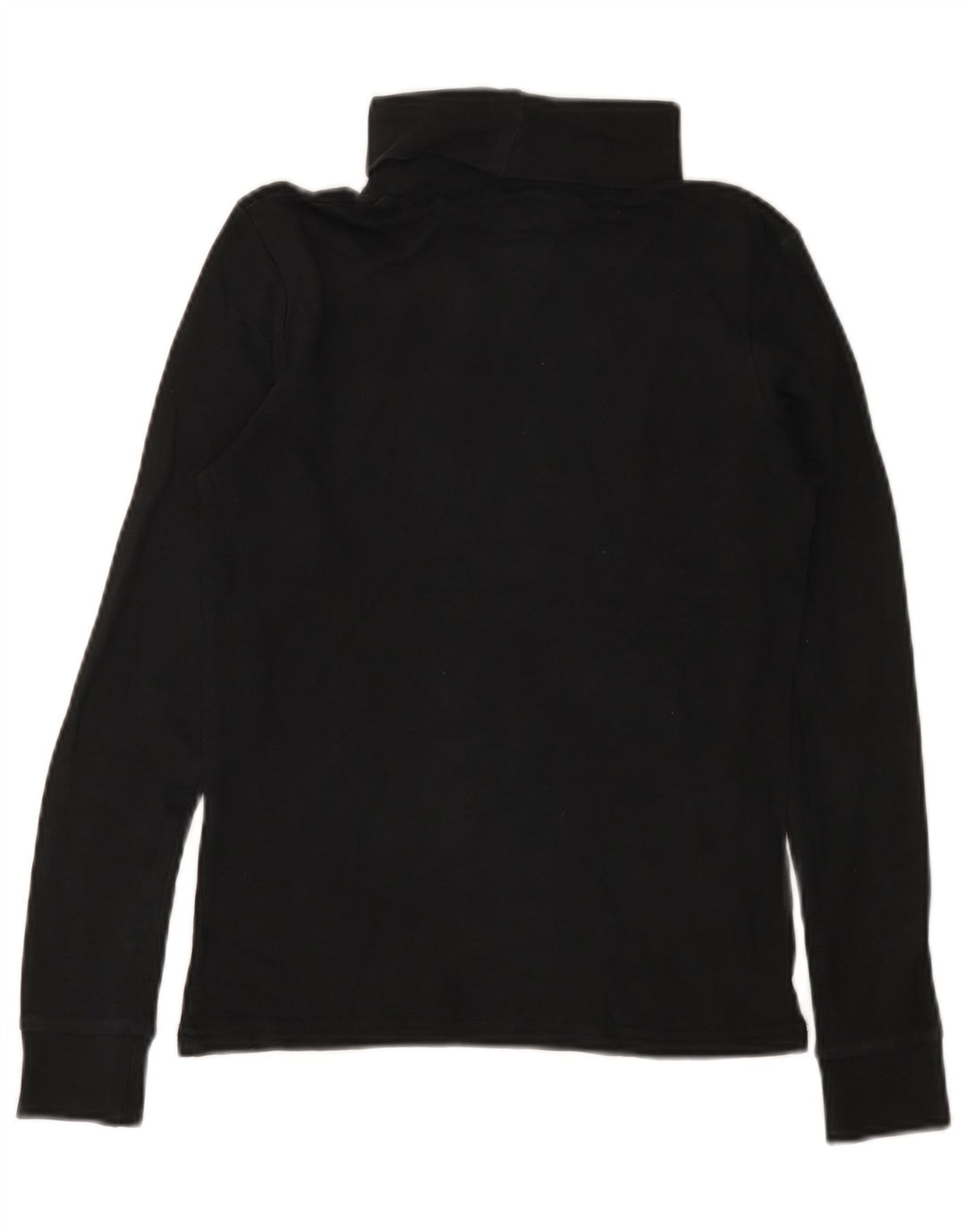 Blusa feminina Mountain Warehouse com gola redonda e manga comprida Reino Unido 8 pequena preta