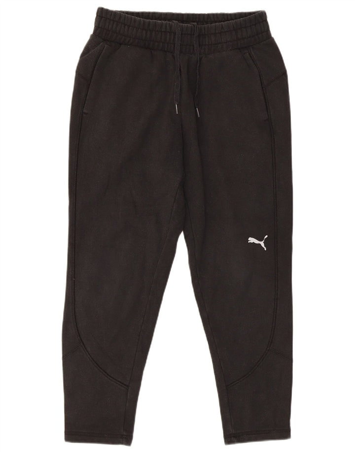 Calça de treino masculina Puma Joggers pequeno algodão preto
