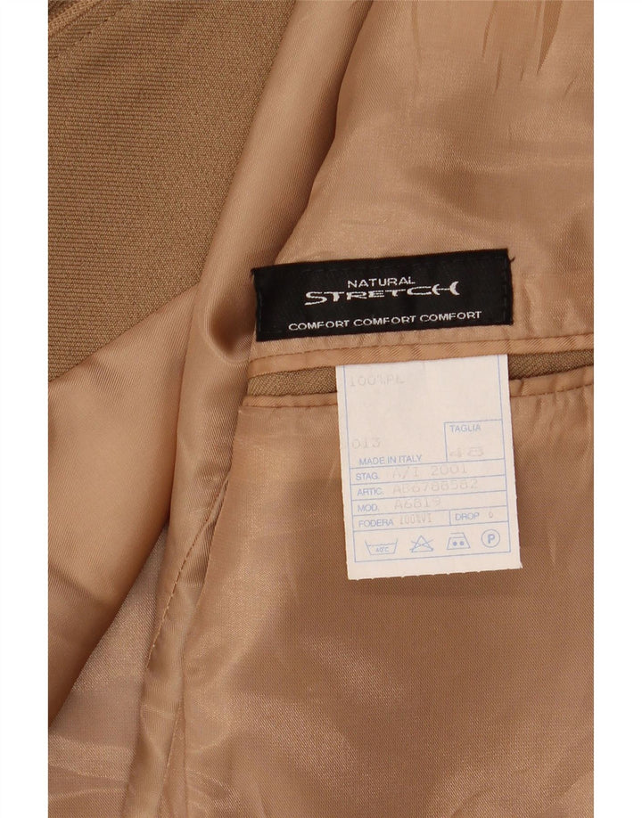 Jaqueta Blazer Feminina VINTAGE IT 48 XL Marrom Poliéster