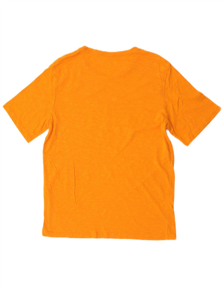 Camiseta gráfica masculina Jack & Jones Top laranja médio