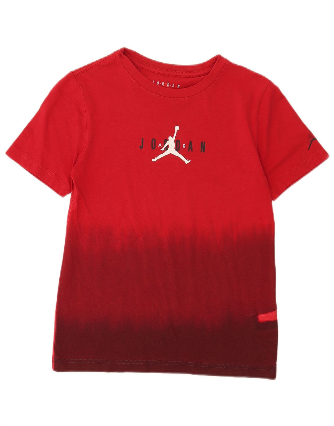 Camiseta gráfica Jordan Boys Top 10-11 anos médio vermelho tie-dye