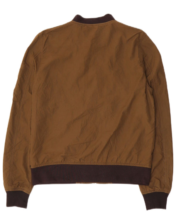 Jaqueta Bomber Oversized Feminina Zara Reino Unido 6 XS Marrom