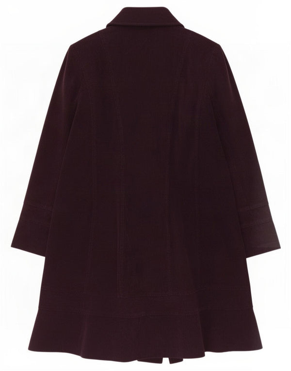 Casaco de veludo feminino Marks & Spencer Per Una UK 20 2XL algodão roxo