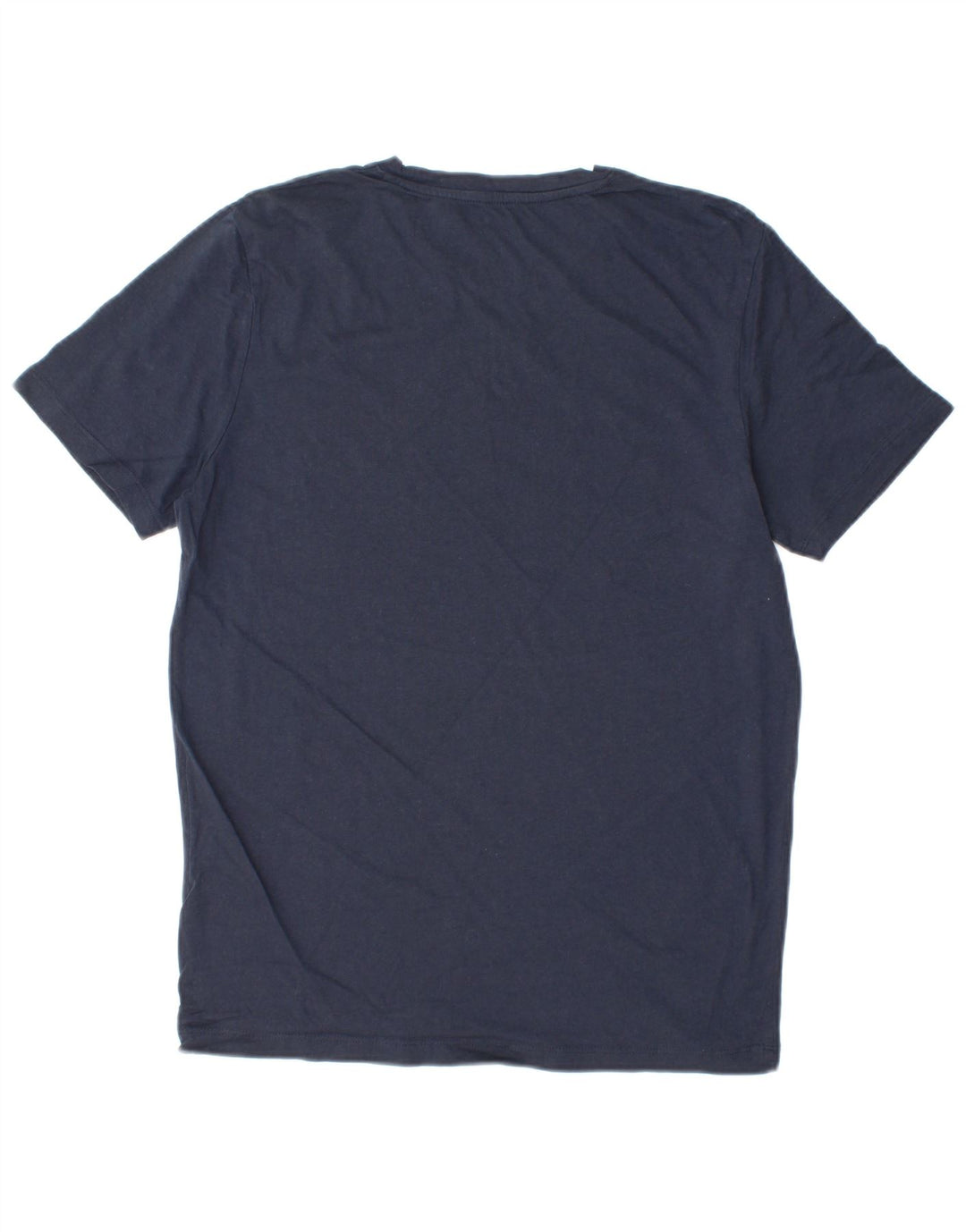 Camiseta masculina JACK & JONES de algodão azul marinho médio