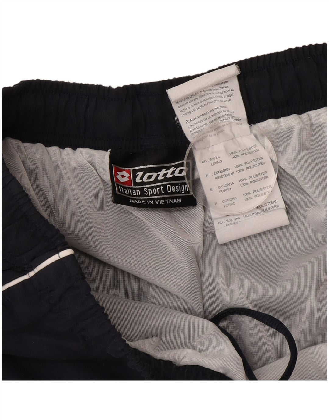 Shorts de natação masculino Lotto grande poliéster colorblock azul marinho