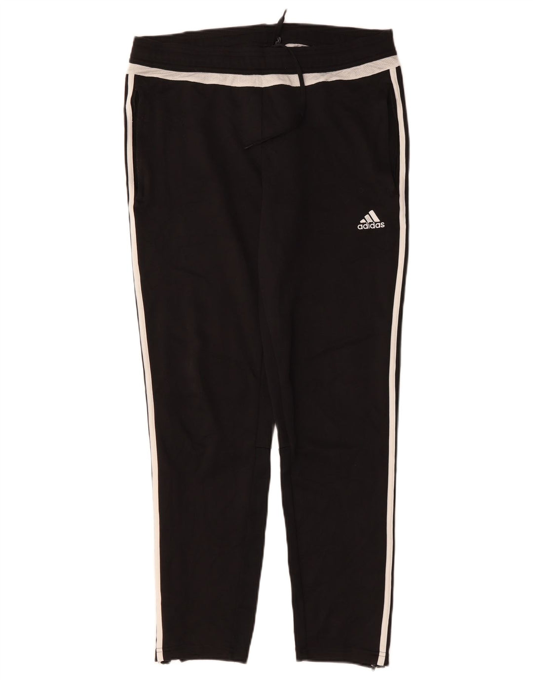 Calças de treino ADIDAS Womens Climacool UK 16/18 Grande Preto Poliéster