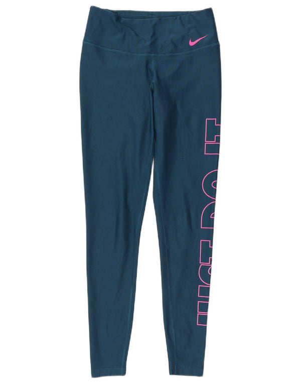 Leggings Nike Dri Fit Graphic UK 6 XS Azul Poliéster