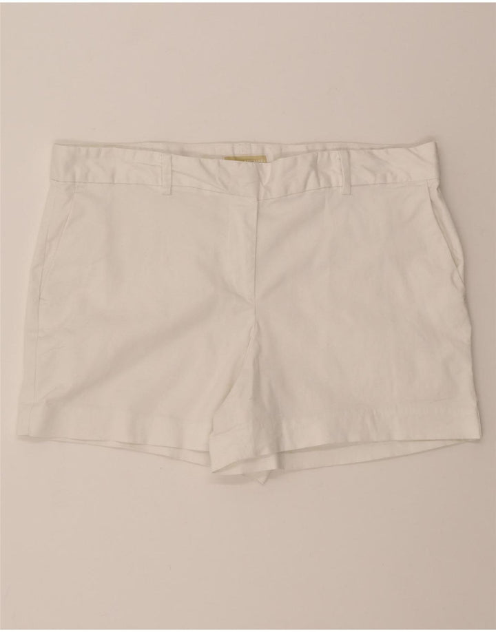 MICHAEL KORS Womens Chino Shorts US 14 XL W40  Off White Cotton Vintage Michael Kors and Second-Hand Michael Kors from Messina Hembry 