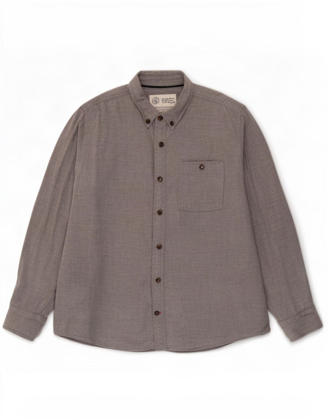 Camisa masculina Fat Face XL algodão cinza