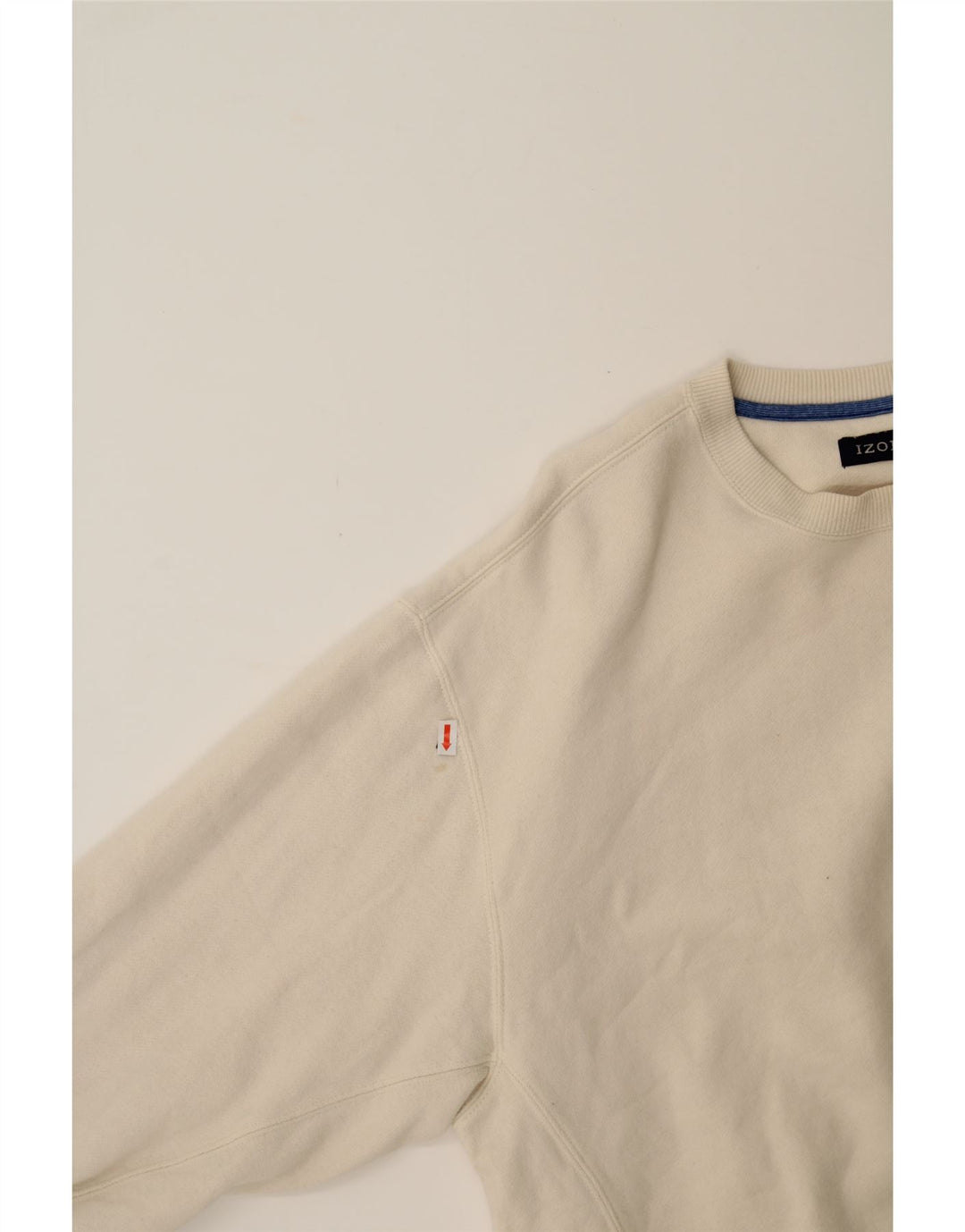 IZOD Mens Sweatshirt Jumper XL White Cotton Vintage Izod and Second-Hand Izod from Messina Hembry 
