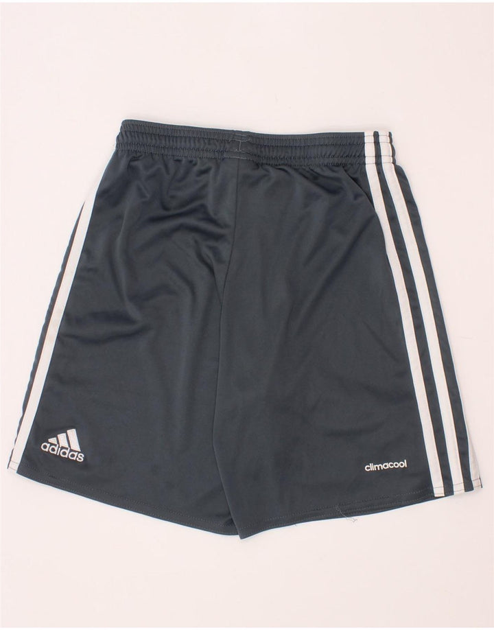 ADIDAS Garotos Manchester United Sport Shorts 9-10 Anos Cinza Poliéster