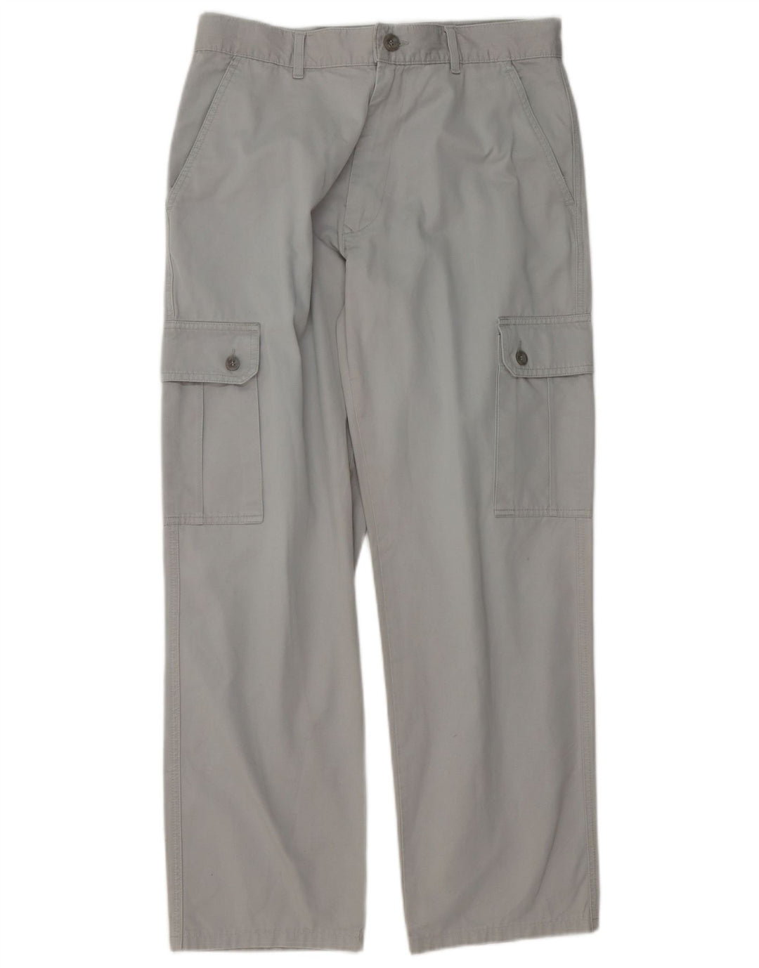 Calça cargo masculina reta KEEGAN IT 48 médio W32 L30 algodão cinza