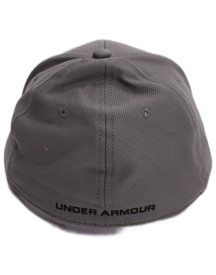 Boné de beisebol masculino Under Armour poliéster cinza pequeno/médio