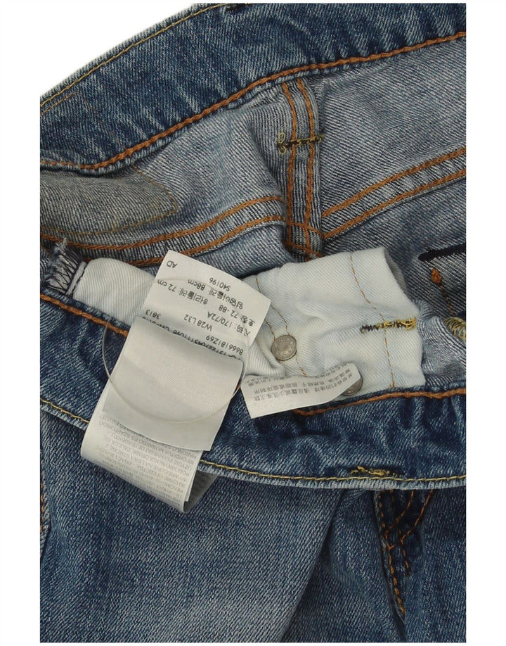 Levi's Masculino 511 Slim Jeans W28 L32 Azul Algodão