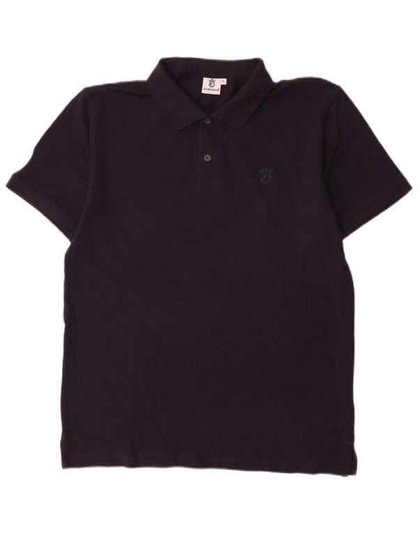Camisa polo masculina Gymnasium XL azul marinho algodão