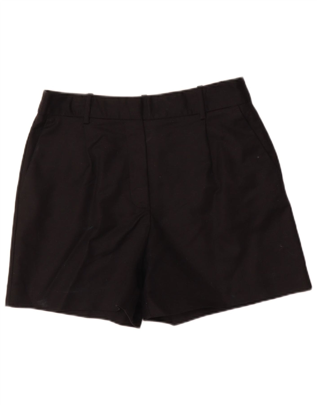 Zara Shorts Chino Feminino Pegged Médio W28 Algodão Preto