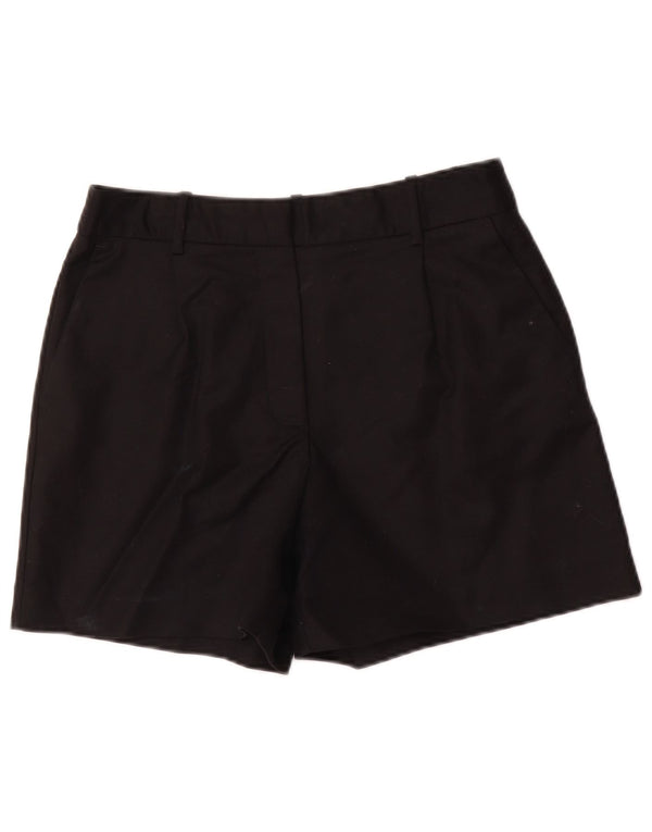 Zara Shorts Chino Feminino Pegged Médio W28 Algodão Preto