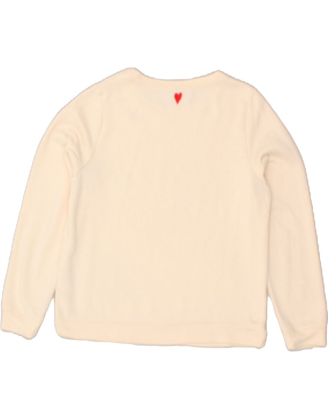 OASIS Womens Graphic Sweatshirt Jumper UK 14 Medium Off White Viscose | Vintage Oasis | Thrift | Second-Hand Oasis | Used Clothing | Messina Hembry 