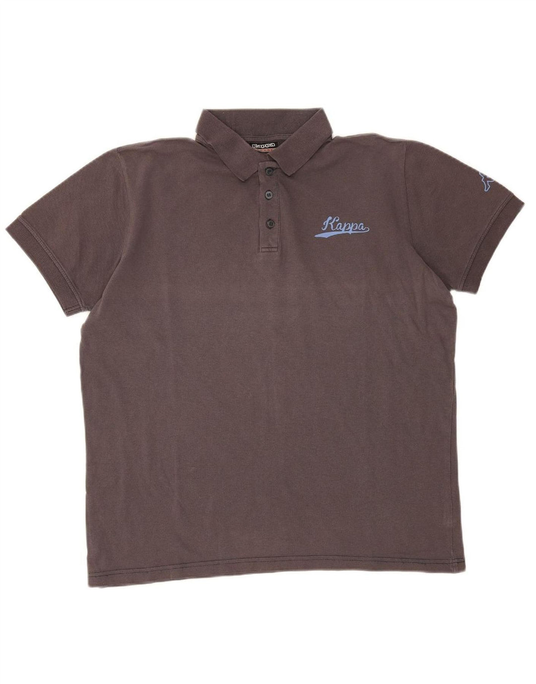 Camisa polo masculina KAPPA grande algodão cinza